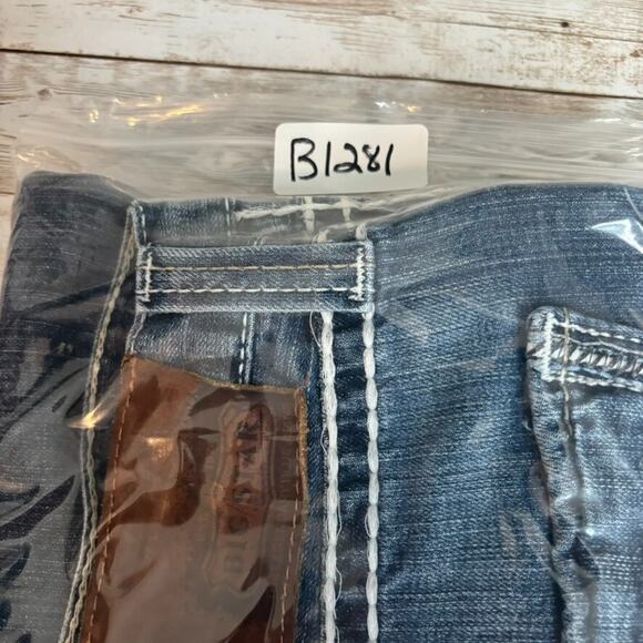 Big Star Pioneer Boot Cut Jean Mens 36R Med Wash Distressed Cowboy Rodeo Ranch - Picture 13 of 13